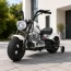 Дитячий мотоцикл Harley-Davidson Fat Boy M 6016AL-1, 1 мотор 350W, Bluetooth, USB, TF, екошкіра, надувні гумові колеса, білий