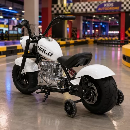 Дитячий мотоцикл Harley-Davidson Fat Boy M 6016AL-1, 1 мотор 350W, Bluetooth, USB, TF, екошкіра, надувні гумові колеса, білий Дитячий мотоцикл Harley-Davidson Fat Boy M 6016AL-1, 1 мотор 350W, Bluetooth, USB, TF, екошкіра, надувні гумові колеса, білий