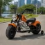 Детский мотоцикл Harley-Davidson Fat Boy M 6016AL-7, 1 мотор 350W, Bluetooth, USB, TF, экокожа, надувные резиновые колеса, оранжевый Детский мотоцикл Harley-Davidson Fat Boy M 6016AL-7, 1 мотор 350W, Bluetooth, USB, TF, экокожа, надувные резиновые колеса, оранжевый