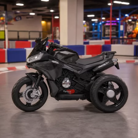 Детский мотоцикл Kawasaki Ninja M 6267EL-11 серый, 2 мотора по 35W, EVA, кожа, Bluetooth Детский мотоцикл Kawasaki Ninja M 6267EL-11 серый, 2 мотора по 35W, EVA, кожа, Bluetooth