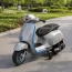 Дитячий мотоцикл Vespa Primavera M 6288EL-11-4, 1 мотор 45W, EVA, шкіра, MP3, Bluetooth, сіро-синій