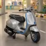 Дитячий мотоцикл Vespa Primavera M 6288EL-11-4, 1 мотор 45W, EVA, шкіра, MP3, Bluetooth, сіро-синій Дитячий мотоцикл Vespa Primavera M 6288EL-11-4, 1 мотор 45W, EVA, шкіра, MP3, Bluetooth, сіро-синій