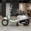 Детский мотоцикл Vespa Primavera M 6288EL-11-5, 1 мотор 45W, EVA, кожа, MP3, Bluetooth, серо-салатовый