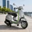 Детский мотоцикл Vespa Primavera M 6288EL-11-5, 1 мотор 45W, EVA, кожа, MP3, Bluetooth, серо-салатовый