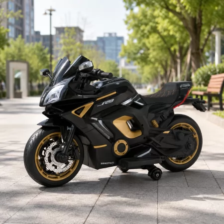 Детский мотоцикл Yamaha YZF-R9 / R-серия M 5774ELS-2, 2 мотора по 45W, EVA, кожа, MP3, USB, Bluetooth, свет, черный Детский мотоцикл Yamaha YZF-R9 / R-серия M 5774ELS-2, 2 мотора по 45W, EVA, кожа, MP3, USB, Bluetooth, свет, черный