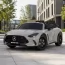 Двухместный детский электромобиль Mercedes-AMG GT R Roadster M 6313EBLR-11 серый, 4 мотора по 200W, EVA, экокожа, Bluetooth, MP3
