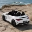 Двухместный детский электромобиль Mercedes-AMG GT R Roadster M 6315EBLR-1 белый, 2 мотора по 320W, EVA, кожа, Bluetooth, MP3