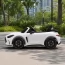 Двухместный детский электромобиль Mercedes-AMG GT R Roadster M 6315EBLR-1 белый, 2 мотора по 320W, EVA, кожа, Bluetooth, MP3