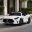 Двухместный детский электромобиль Mercedes-AMG GT R Roadster M 6315EBLR-1 белый, 2 мотора по 320W, EVA, кожа, Bluetooth, MP3
