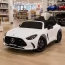 Двухместный детский электромобиль Mercedes-AMG GT R Roadster M 6315EBLR-1 белый, 2 мотора по 320W, EVA, кожа, Bluetooth, MP3