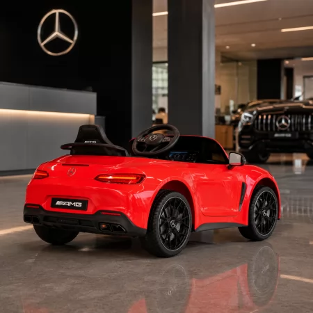 Двухместный детский электромобиль Mercedes-AMG GT R Roadster M 6315EBLR-3 красный, 2 мотора по 320W, EVA, кожа, Bluetooth, MP3 Двухместный детский электромобиль Mercedes-AMG GT R Roadster M 6315EBLR-3 красный, 2 мотора по 320W, EVA, кожа, Bluetooth, MP3