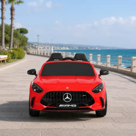 Двухместный детский электромобиль Mercedes-AMG GT R Roadster M 6315EBLR-3 красный, 2 мотора по 320W, EVA, кожа, Bluetooth, MP3 Двухместный детский электромобиль Mercedes-AMG GT R Roadster M 6315EBLR-3 красный, 2 мотора по 320W, EVA, кожа, Bluetooth, MP3