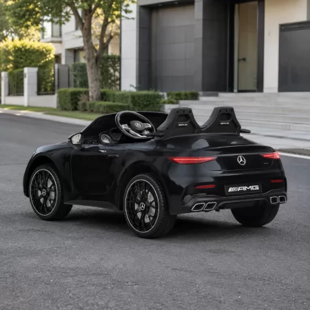 Двомісний дитячий електромобіль Mercedes-AMG GT R Roadster M 6315EBLRS-2 чорний, 2 мотори по 320W, EVA, екошкіра, Bluetooth, MP3, автофарбування Двомісний дитячий електромобіль Mercedes-AMG GT R Roadster M 6315EBLRS-2 чорний, 2 мотори по 320W, EVA, екошкіра, Bluetooth, MP3, автофарбування