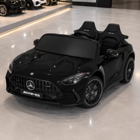 Двомісний дитячий електромобіль Mercedes-AMG GT R Roadster M 6315EBLRS-2 чорний, 2 мотори по 320W, EVA, екошкіра, Bluetooth, MP3, автофарбування Двомісний дитячий електромобіль Mercedes-AMG GT R Roadster M 6315EBLRS-2 чорний, 2 мотори по 320W, EVA, екошкіра, Bluetooth, MP3, автофарбування