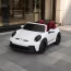Двухместный детский электромобиль Porsche 911 GT3 RS M 6111(MP4)EBLR-1, 2 мотора по 320W, MP4, Bluetooth, EVA, кожа, белый