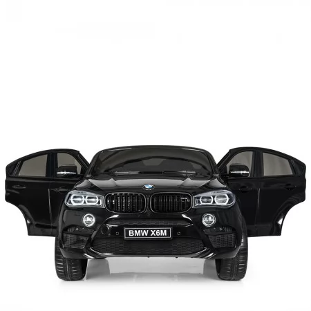 Детский электромобиль джип BMW Bambi JJ2168-2 черный двухместный Детский электромобиль джип BMW Bambi JJ2168-2 черный двухместный
