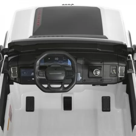 Детский электромобиль Джип Jeep Recon JJ2500EBLR-1 двухместный, 4 мотора по 25W, EVA, кожа, MP3, USB, Bluetooth, белый