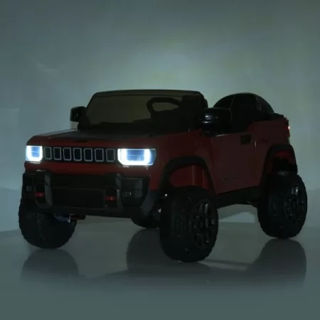 Детский электромобиль Джип Jeep Recon JJ2500EBLR-1 двухместный, 4 мотора по 25W, EVA, кожа, MP3, USB, Bluetooth, белый
