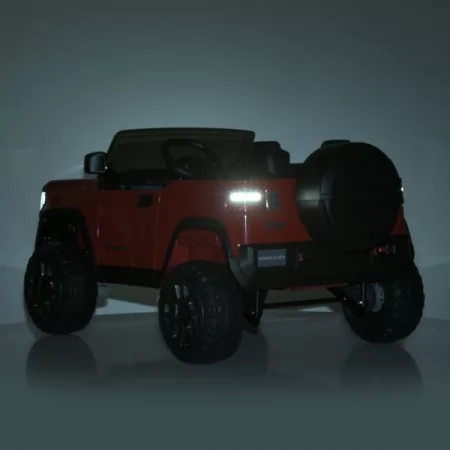 Детский электромобиль Джип Jeep Recon JJ2500EBLR-2 двухместный, 4 мотора по 25W, EVA, кожа, MP3, USB, Bluetooth, черный Детский электромобиль Джип Jeep Recon JJ2500EBLR-2 двухместный, 4 мотора по 25W, EVA, кожа, MP3, USB, Bluetooth, черный