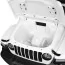Детский электромобиль Jeep Wrangler Rubicon белый с музыкой и Bluetooth