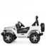 Детский электромобиль Jeep Wrangler Rubicon белый с музыкой и Bluetooth