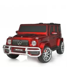 Дитячий електромобіль Джип Bambi M 4259 EBLRS-3, Mercedes G63 AMG, двомісний, червоний Дитячий електромобіль Джип Bambi M 4259 EBLRS-3, Mercedes G63 AMG, двомісний, червоний