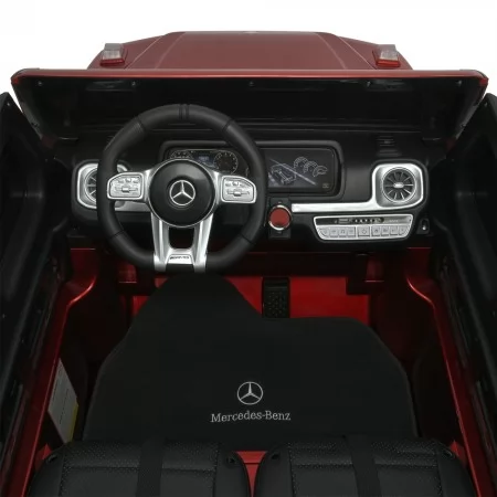 Детский электромобиль Джип Bambi M 4259 EBLRS-3, Mercedes G63 AMG, двухместный, красный