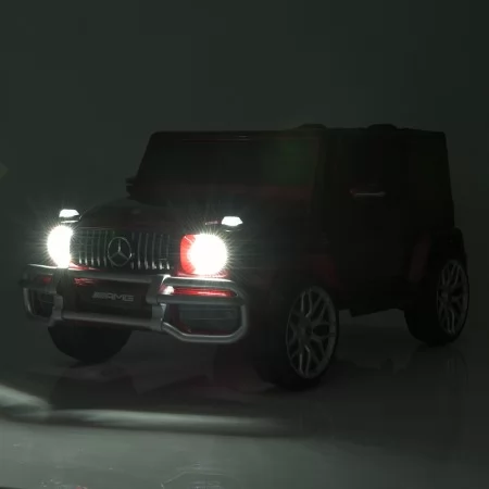 Детский электромобиль Джип Bambi M 4259 EBLRS-3, Mercedes G63 AMG, двухместный, красный