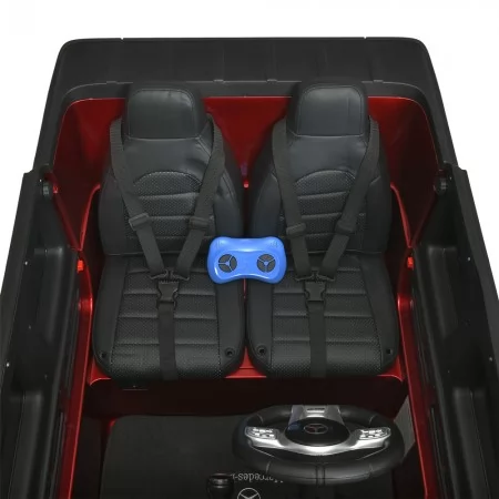 Детский электромобиль Джип Bambi M 4259 EBLRS-3, Mercedes G63 AMG, двухместный, красный