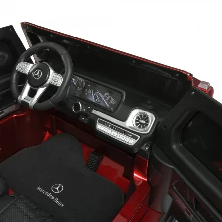 Детский электромобиль Джип Bambi M 4259 EBLRS-3, Mercedes G63 AMG, двухместный, красный