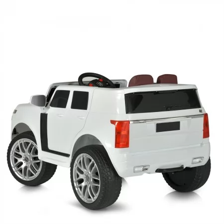 Дитячий електромобіль Джип Bambi M 4836EBLR-1 Land Rover, білий Дитячий електромобіль Джип Bambi M 4836EBLR-1 Land Rover, білий