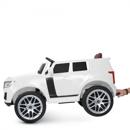Дитячий електромобіль Джип Bambi M 4836EBLR-1 Land Rover, білий Дитячий електромобіль Джип Bambi M 4836EBLR-1 Land Rover, білий
