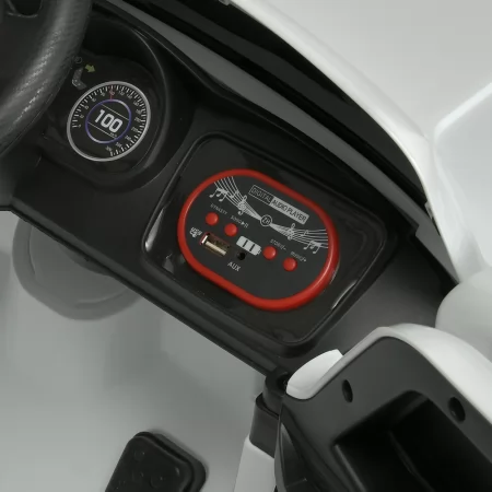 Дитячий електромобіль Джип Nissan Bambi M 4837 EBLR-1 білий, 4 мотори по 25W, EVA, сидіння з екошкіри, MP3, USB Дитячий електромобіль Джип Nissan Bambi M 4837 EBLR-1 білий, 4 мотори по 25W, EVA, сидіння з екошкіри, MP3, USB