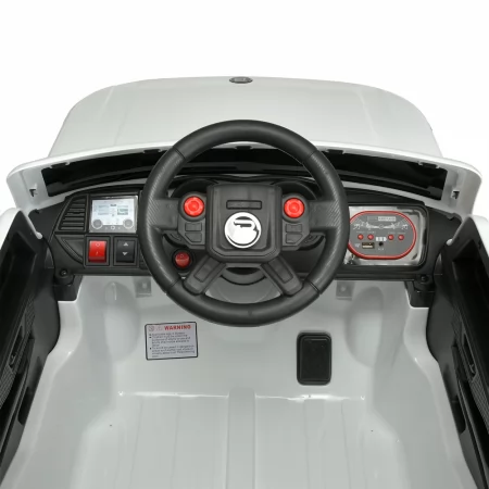 Дитячий електромобіль Джип Nissan Bambi M 4837 EBLR-1 білий, 4 мотори по 25W, EVA, сидіння з екошкіри, MP3, USB Дитячий електромобіль Джип Nissan Bambi M 4837 EBLR-1 білий, 4 мотори по 25W, EVA, сидіння з екошкіри, MP3, USB
