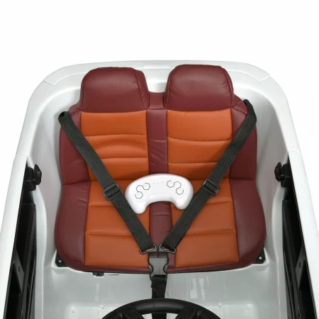 Дитячий електромобіль Джип Nissan Bambi M 4837 EBLR-1 білий, 4 мотори по 25W, EVA, сидіння з екошкіри, MP3, USB Дитячий електромобіль Джип Nissan Bambi M 4837 EBLR-1 білий, 4 мотори по 25W, EVA, сидіння з екошкіри, MP3, USB