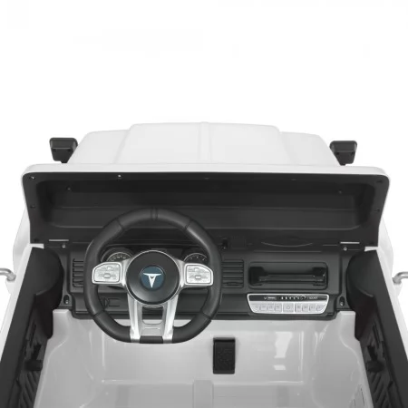 Детский электромобиль Джип Toyota Land Cruiser FJ40 Bambi M 4968 EBLR-1 двухместный белый, 4 мотора по 80W, EVA, кожа, USB, Bluetooth, свет Детский электромобиль Джип Toyota Land Cruiser FJ40 Bambi M 4968 EBLR-1 двухместный белый, 4 мотора по 80W, EVA, кожа, USB, Bluetooth, свет