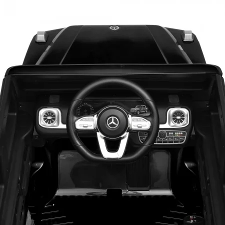 Дитячий електромобіль Джип Mercedes-Benz G-Class G500 Гелендваген Bambi M 5028 EBLRS-2 фарбований чорний, 4 мотори по 25W, EVA, шкіра, MP3, USB