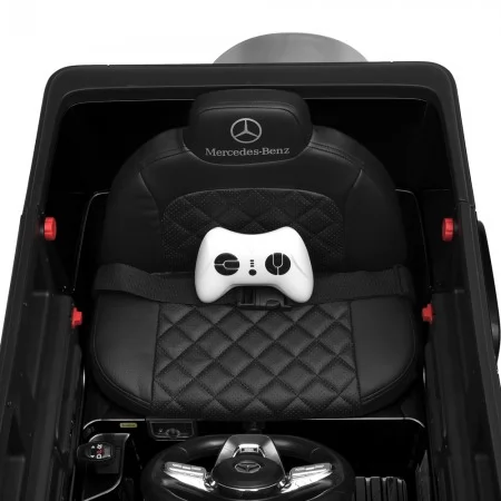 Дитячий електромобіль Джип Mercedes-Benz G-Class G500 Гелендваген Bambi M 5028 EBLRS-2 фарбований чорний, 4 мотори по 25W, EVA, шкіра, MP3, USB