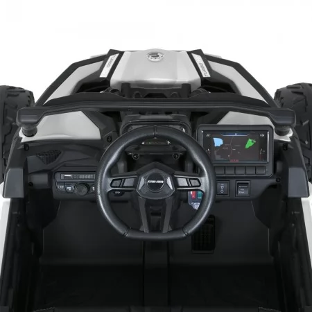 Детский электромобиль Джип Багги Bambi M 5099 EBLR-1 белый, 4 мотора по 200W, EVA, экокожа, Bluetooth