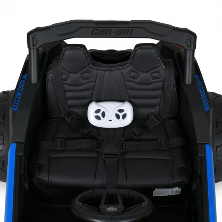 Детский электромобиль Джип Багги Bambi M 5099 EBLR-4 синий, 4 мотора по 200W, EVA, экокожа, Bluetooth