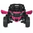Детский электромобиль Джип Багги Bambi M 5099 EBLR-8-2 черно-розовый, 4 мотора по 200W, EVA, экокожа, Bluetooth