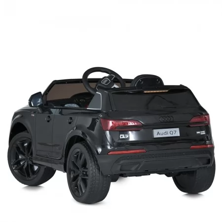 Детский электромобиль Джип Audi Q7 M 5796EBLR-2, 2 мотора по 35W, EVA, экокожа, MP3, USB, Bluetooth, черный Детский электромобиль Джип Audi Q7 M 5796EBLR-2, 2 мотора по 35W, EVA, экокожа, MP3, USB, Bluetooth, черный