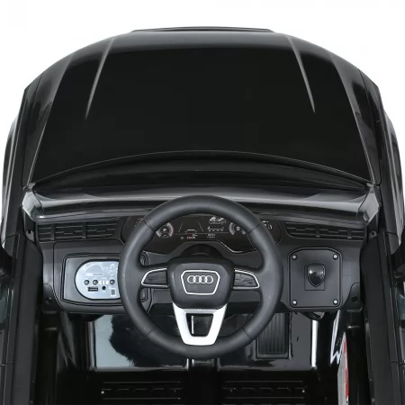 Детский электромобиль Джип Audi Q7 M 5796EBLR-2, 2 мотора по 35W, EVA, экокожа, MP3, USB, Bluetooth, черный Детский электромобиль Джип Audi Q7 M 5796EBLR-2, 2 мотора по 35W, EVA, экокожа, MP3, USB, Bluetooth, черный