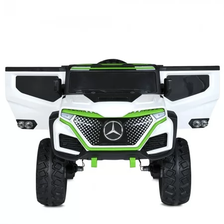 Детский электромобиль Джип Mercedes-Benz Ener-G-Force M 5912 EBLR-1, 4 мотора по 25W, EVA, экокожа, MP3, USB, Bluetooth, белый