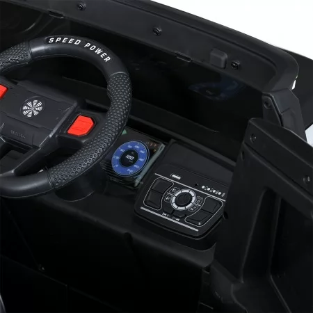 Детский электромобиль Джип Mercedes-Benz Ener-G-Force M 5912 EBLR-1, 4 мотора по 25W, EVA, экокожа, MP3, USB, Bluetooth, белый