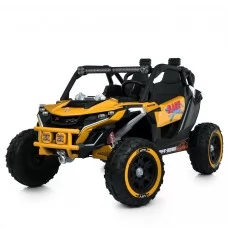 Джип M 6149EBLR-6(24V) 1шт 2, 4G на радіокеруванні, 1*24V7AH, 2*120W, MP3, USB, TF, BLUETOOTH, EVA, шкіра, музика, світло, жовтий Джип M 6149EBLR-6(24V) 1шт 2, 4G на радіокеруванні, 1*24V7AH, 2*120W, MP3, USB, TF, BLUETOOTH, EVA, шкіра, музика, світло, жовтий