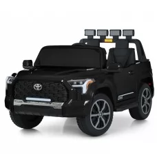 Джип M 6192EBLR-2(24V) 1шт 2, 4G на радіокеруванні, 1акум24V5AH, 2мотора200W, MP3, USB, TF, EVA, BLUETOOTH, музика, світло, шкіра, чорний