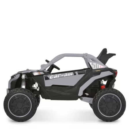 Детский электромобиль Джип Багги M 6256EBLR-11, 4 мотора по 45W, EVA, экокожа, MP3, USB, Bluetooth, серый Детский электромобиль Джип Багги M 6256EBLR-11, 4 мотора по 45W, EVA, экокожа, MP3, USB, Bluetooth, серый