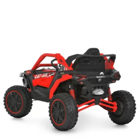 Дитячий електромобіль Джип Баггі Bambi M 6256EBLR-3 червоний, 4 мотори по 45W, EVA, шкіра, MP3, USB, Bluetooth, TF Дитячий електромобіль Джип Баггі Bambi M 6256EBLR-3 червоний, 4 мотори по 45W, EVA, шкіра, MP3, USB, Bluetooth, TF