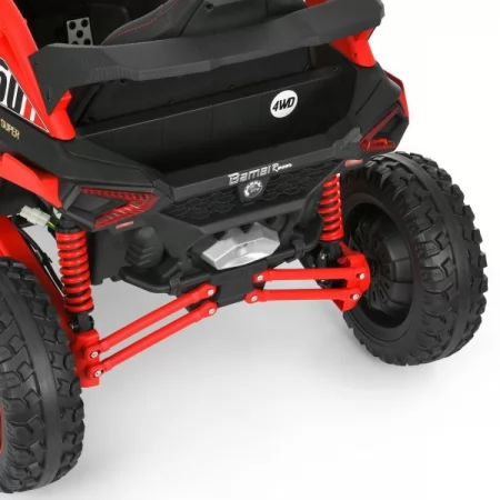 Дитячий електромобіль Джип Баггі Bambi M 6256EBLR-3 червоний, 4 мотори по 45W, EVA, шкіра, MP3, USB, Bluetooth, TF Дитячий електромобіль Джип Баггі Bambi M 6256EBLR-3 червоний, 4 мотори по 45W, EVA, шкіра, MP3, USB, Bluetooth, TF